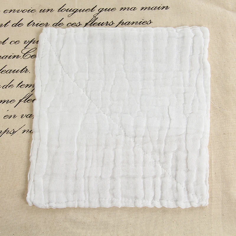 Шестислойное банное полотенце из чистого хлопка марля детское белое удобное