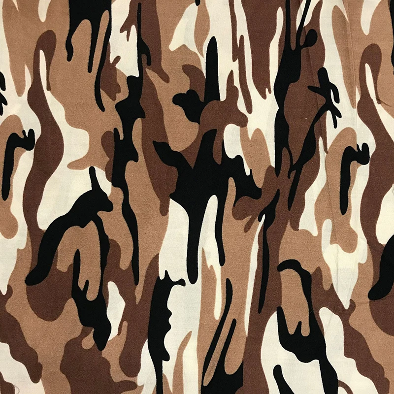 Поплин хлопчатобумажная печатная камуфляжная ткань уличная спортивная одежда