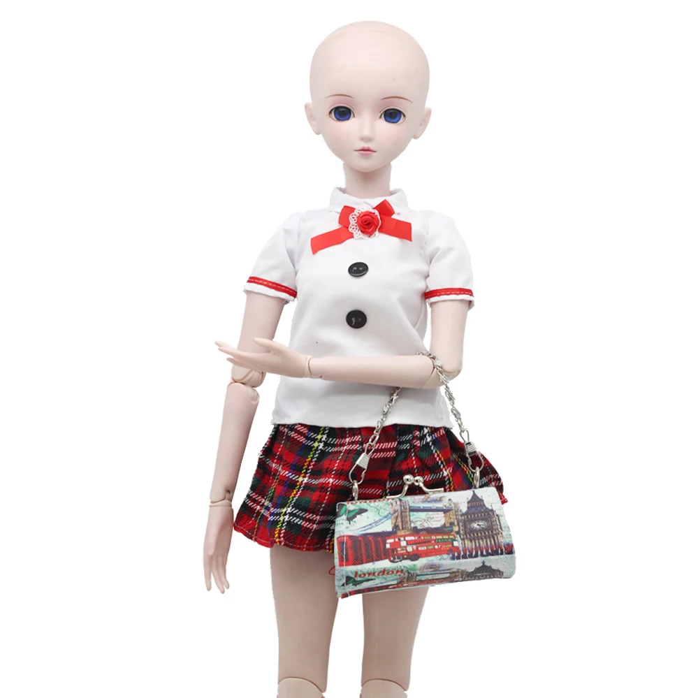 1 шт., модная сумка для кукол 18 дюймов 43 см, подходит для кукол 1/3, 1/4, BJD, 16 дюймов, посылка, аксессуары, Детские Подарочные игрушки