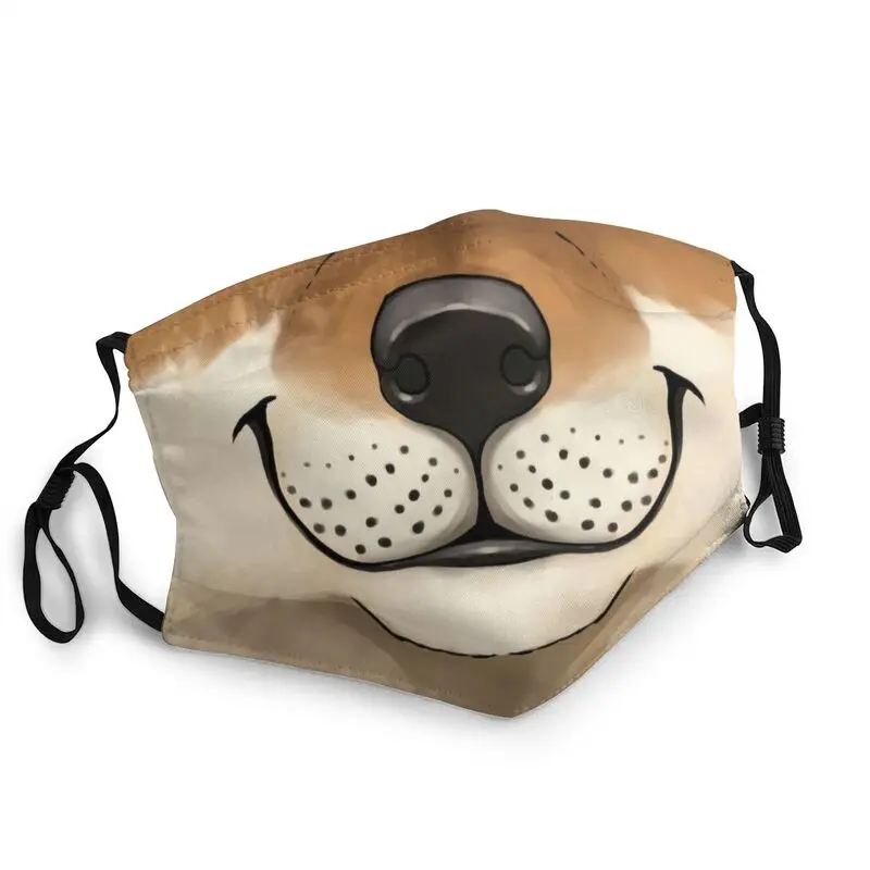 

Смешной волк печати нос дышащие кроссовки унисекс, маска для лица для взрослых животных против дымки Пылезащитная крышка респиратор рот му...