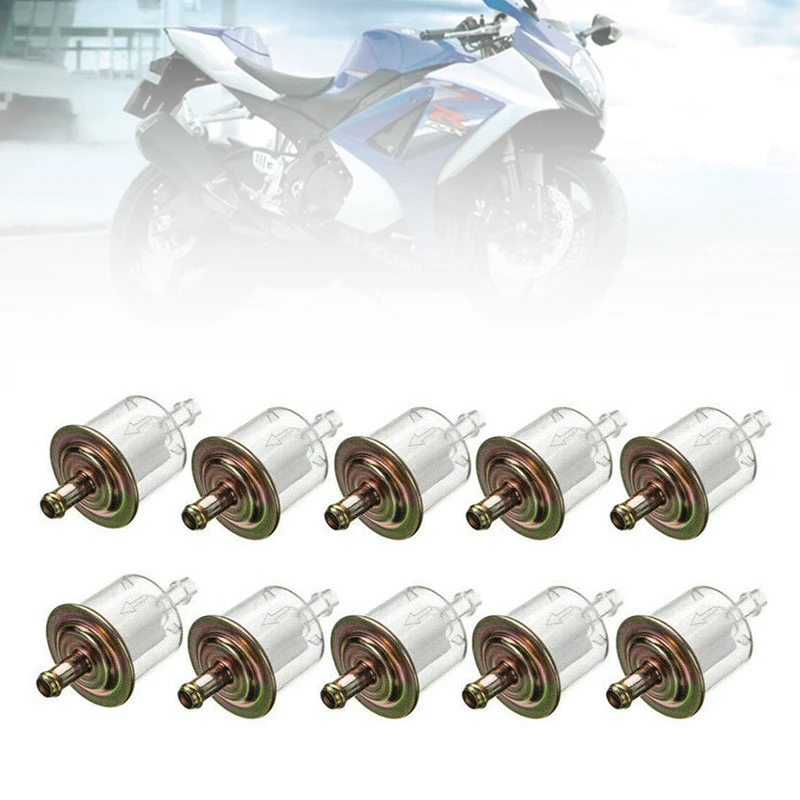 1Pc/Set Universal Motorcycle Small Engine Inline Carb Fuel Gas Filter Motorbike Motor Oil Filters | Автомобили и мотоциклы