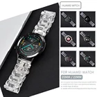 Ремешок силиконовый для Huawei Watch GT 2 46 мм 42 мм, прозрачный браслет для наручных часов GT2 Pro GT2E, 2022 мм