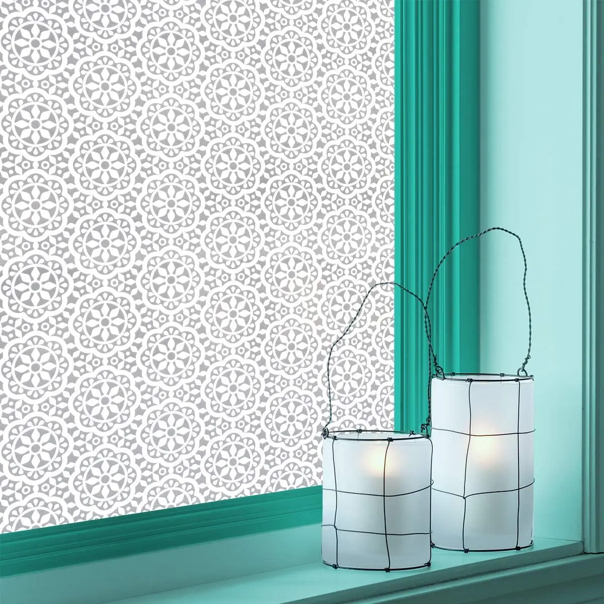 Снежинка статического цепляться не клейкую ленту цветное Стекло виниловые