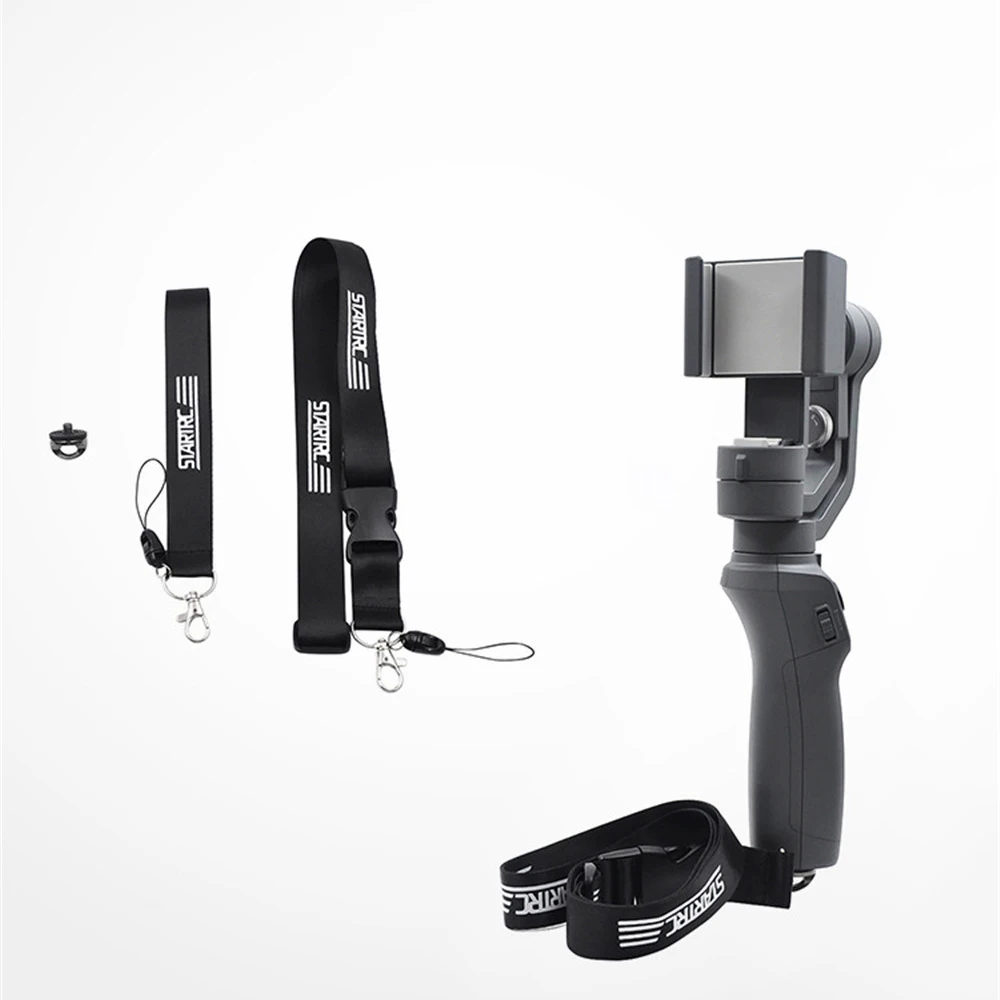 STARTRC для DJI OSMO Mobile 2 шейный ремешок с винтом 1/4 дюйма Комплект ремешков запястья |