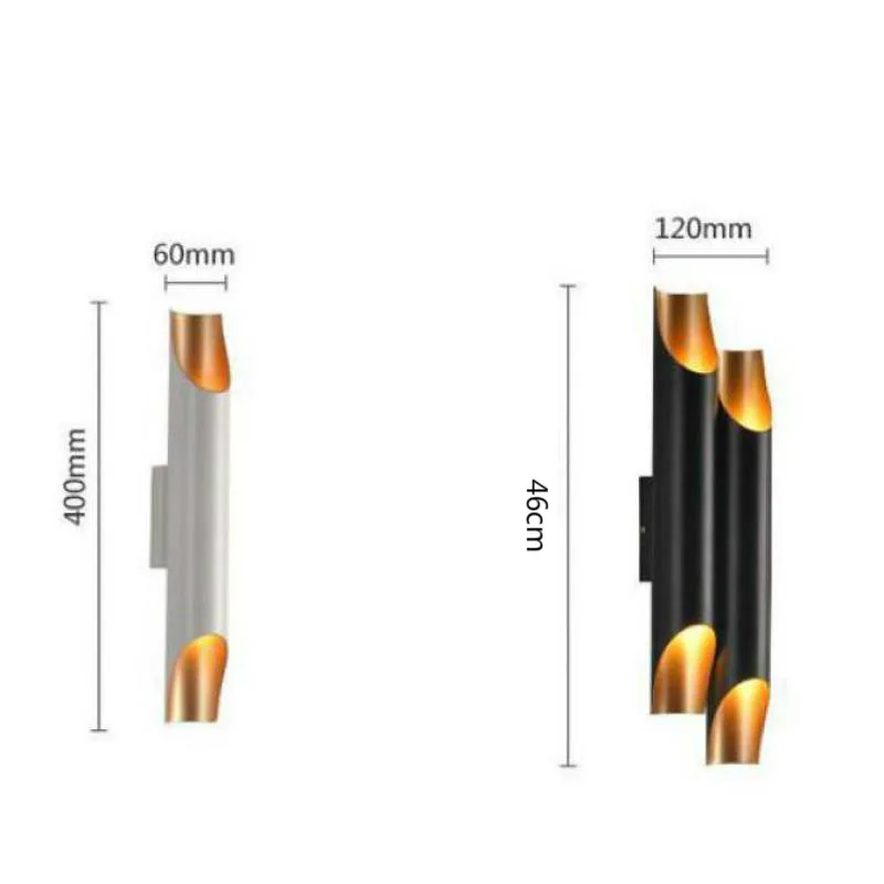 Минималистичный светодиодный настенный светильник дизайнерская модель лампы