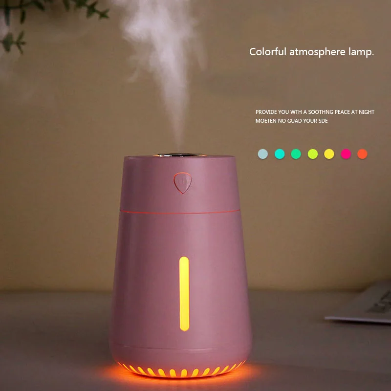 

ELOOLE 320ML Air Humidifier For Home Office Portable USB Aromatherapy Diffuser Car Mist Maker Ultrasonic Humidification