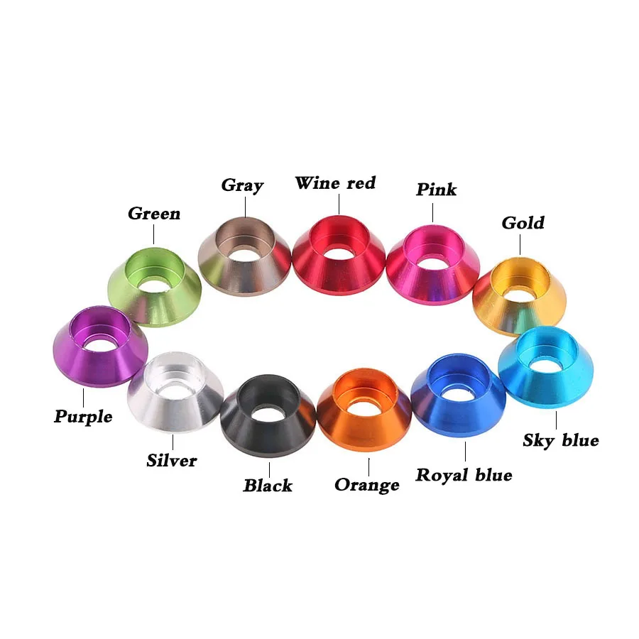 Шайбы с конической головкой из алюминиевого сплава 2/3/5/10 шт. | Строительство и