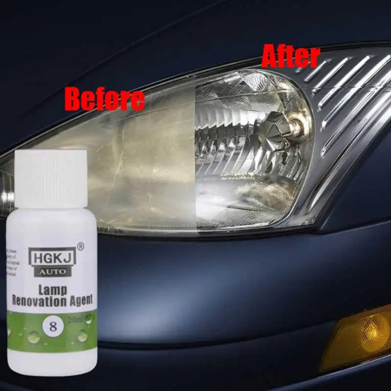 20/50 мл набор для ремонта Полировки Автомобиля средство фар инструмент лампа