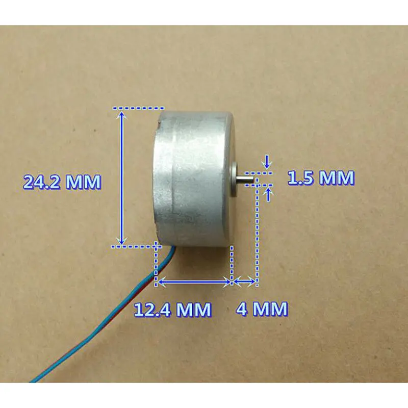 ]Micro Mini 300 DC Motor 6V-9V 7.2V 9V 6500RPM Small Tiny Electric Type Car Boat Ship Model Solar Panel Experiment | Обустройство