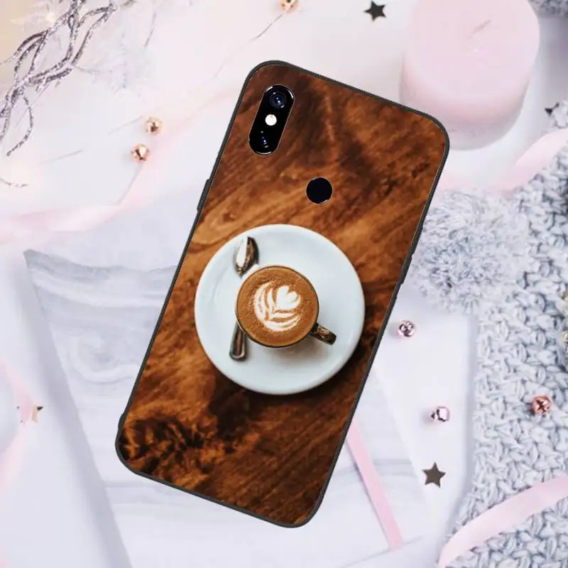 

Beautiful coffee garland Phone Case For Xiaomi Redmi note 7 8 9 pro 8T 9S Mi Note 10 Lite pro