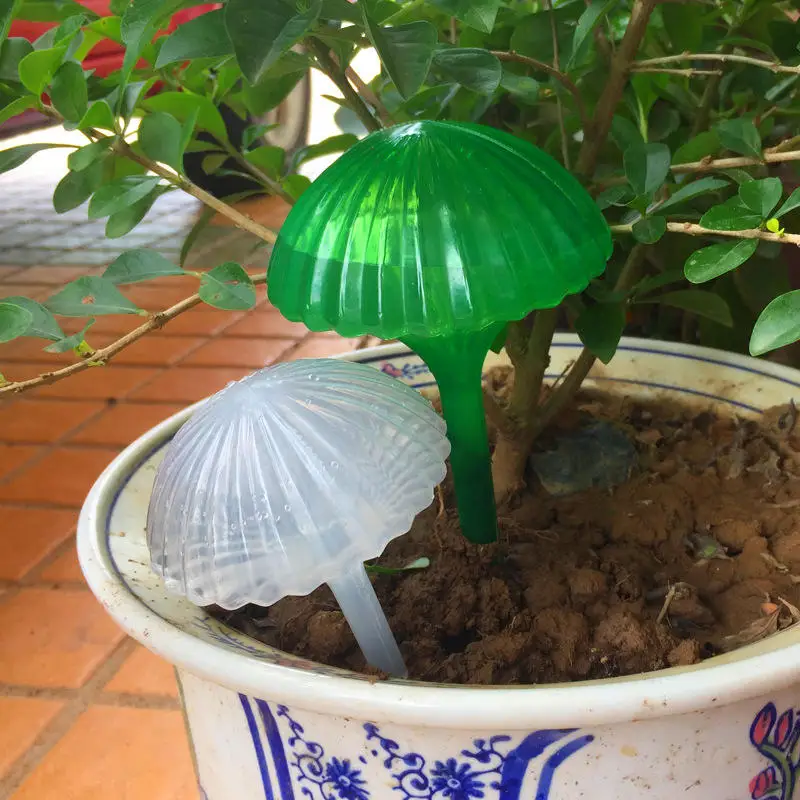 

Creative Drip Irrigation System Set Lazy Plastic PP Umbrella Garden 60ML 150ML Automatic Watering For Flowers Plant Wholesale