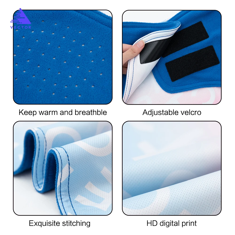 Унисекс вектор 2020 Зимняя Теплая Лыжная велосипедная маска сноуборд спорт на