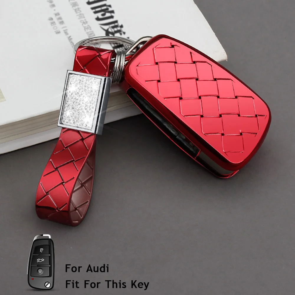 Чехол для автомобильного ключа Audi R8 A1 A3 A4 A5 A6 A7 A8 Q3 Q5 Q7 C5 C6 A4L A6L S1 S3 RS6 TT 2005 2013|Футляр