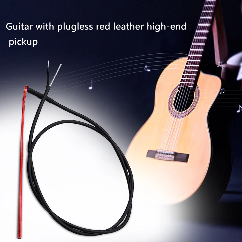 Под седло тюнер инструмент гитара Пикап пассивный ПЬЕЗО ФИЛЬМ усилитель