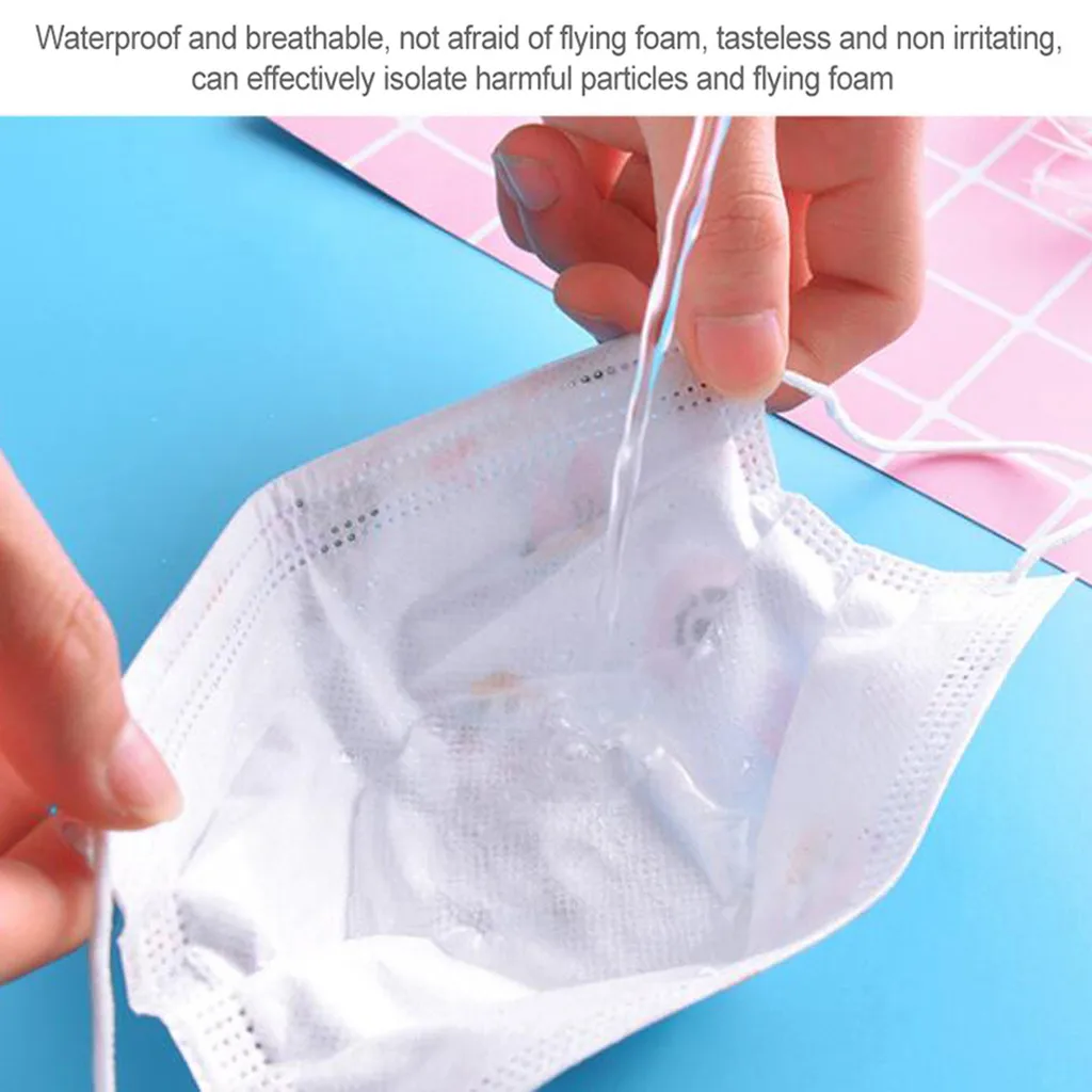 

10pcs Disposable Mouth Cover Boy And Girl Cartoon Face Mask For Children 3-layer Face Sheild Dustproof Breathable Mascarilla