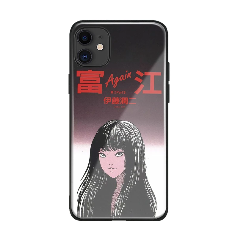 Tomie Kawakami Junji Ito стеклянный Мягкий силиконовый чехол для телефона Apple iPhone 6 6S 7 8 Plus X XR