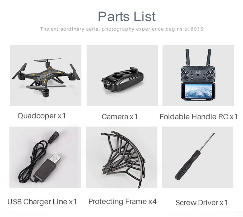 Складная рукоятка Карманный Дрон для селфи HD Камера Открытый Кемпинг Пеший