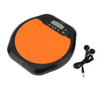 2 in 1 portable digital electronic dumb drum pad percussion practice metronome