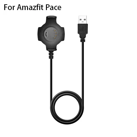 For Amazfit Pace Зарядное устройство USB док-станция для Xiaomi AMAZFIT Pace/Bip A1608/A1607/A1702/A1712/A1807/A1913/stratos 2/GTR 42 мм 47 мм зарядное устройство для часов - Цвет: For Amazfit Pace
