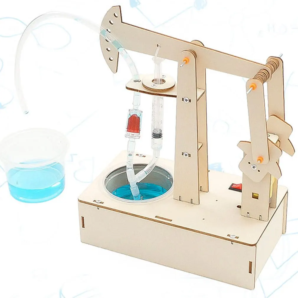 

Экспериментальный насос двигателя, обучающая игрушка STEM, игрушки «сделай сам», технологическая насосная установка, Обучающие принадлежнос...