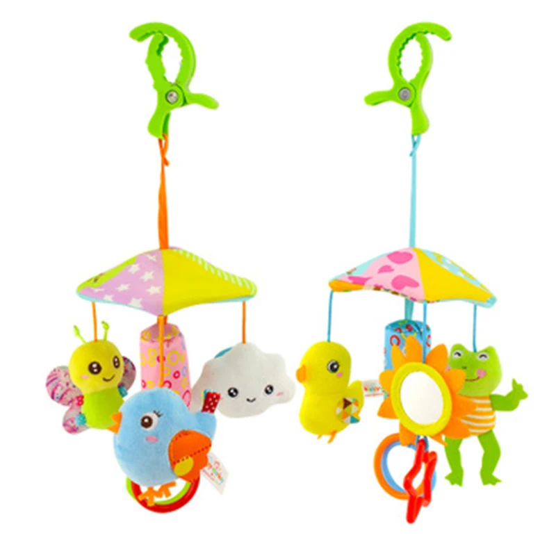 Детские игрушки 0 12 месяцев погремушка кровать колокольчик подвеска в виде