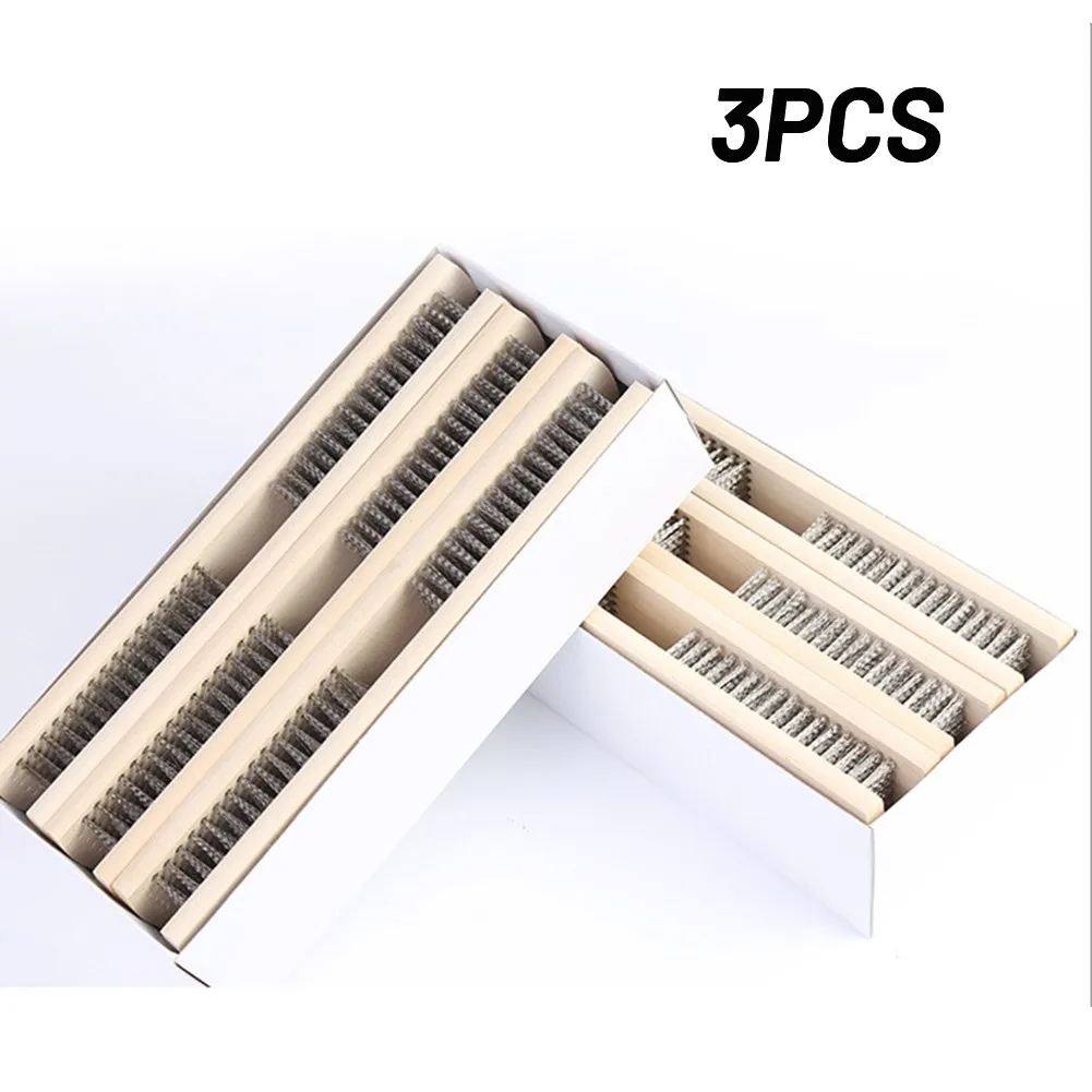 

Stainless Steel Wire Brush With Wooden Handle Cleaning Polishing Tool Brush Cleaning Polishing Wenwan Tool Wooden Handle Brush