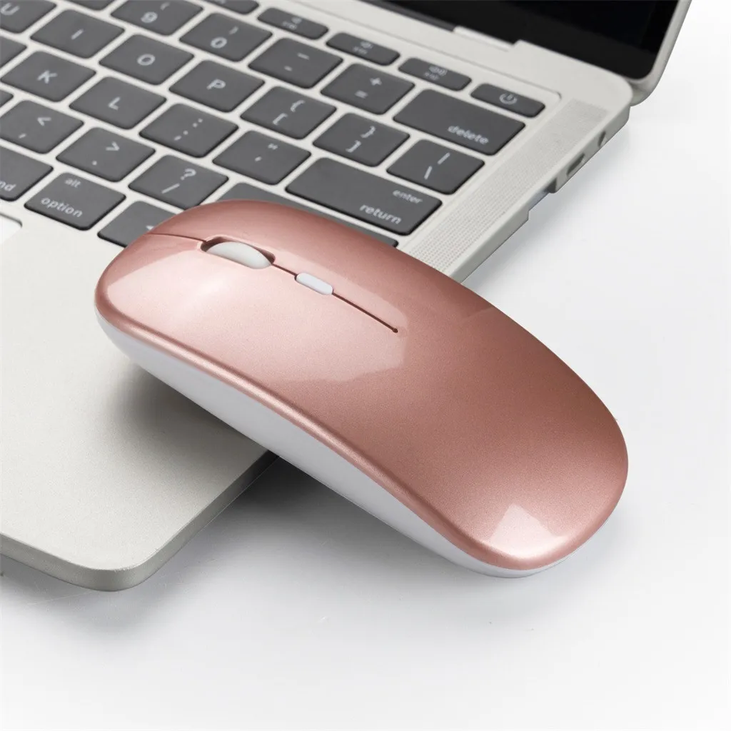 Беспроводная оптическая USB игровая мышь VOBERRY 2 4 ГГц 1600 DPI для зарядки бесшумная