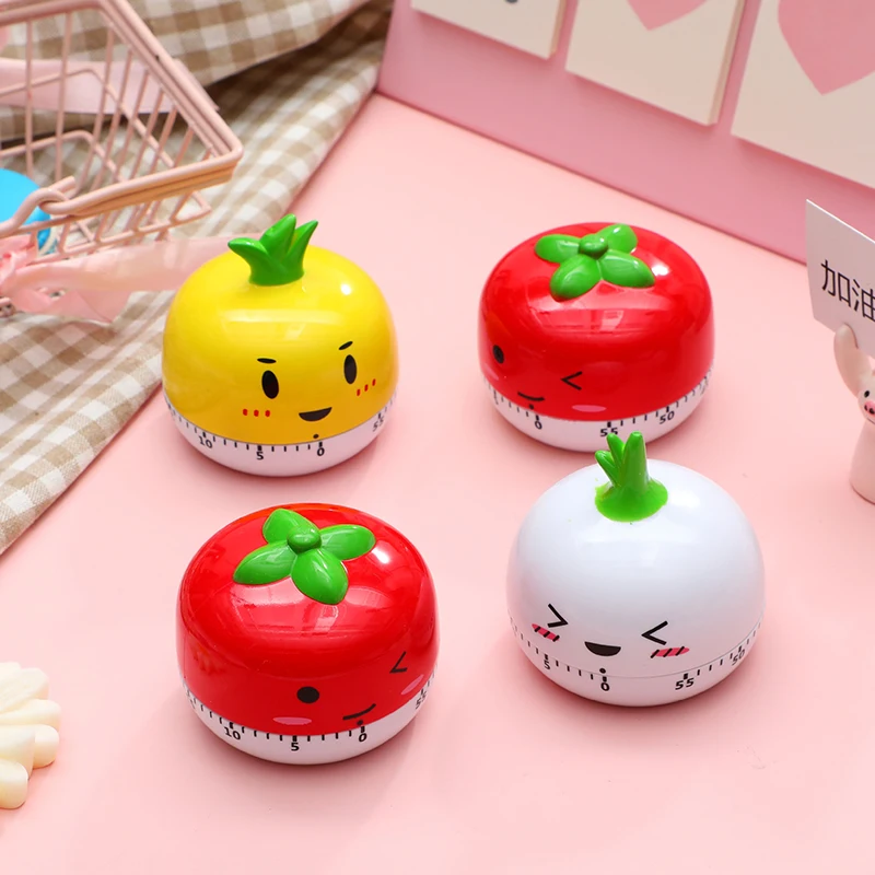 

60-минутный таймер с мультяшным дизайном, простой в эксплуатации кухонный таймер для приготовления выпечки, вспомогательные кухонные инстр...