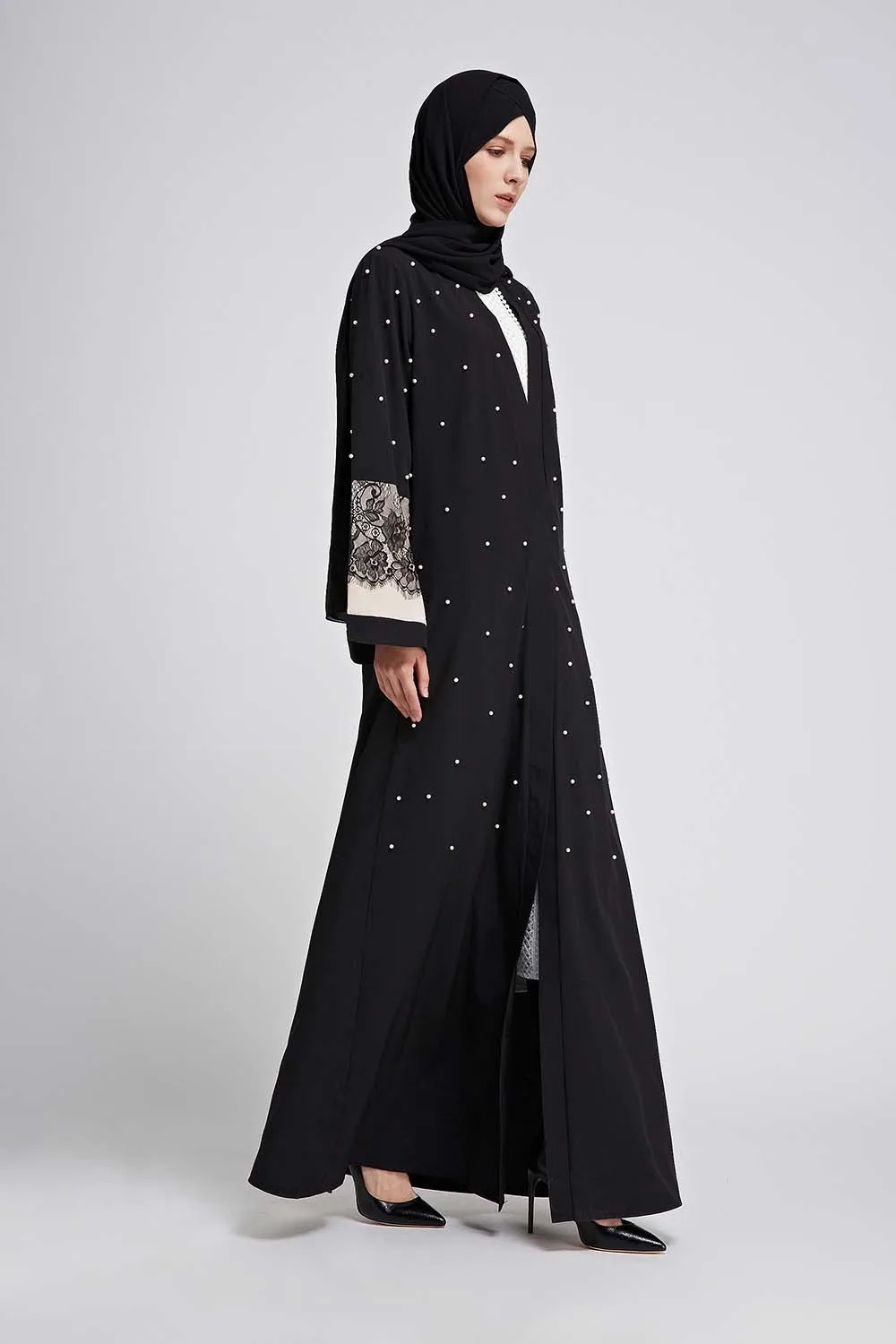 Абая кимоно мусульманское длинное платье-кардиган Кафтан Дубай абаи для женщин