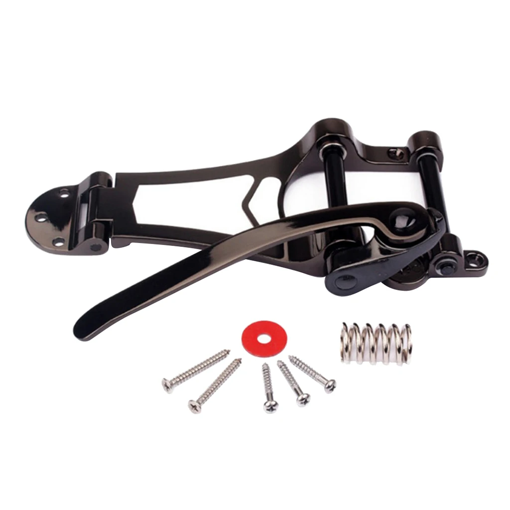 Тромоло мостовый хвостовик для Gibson электрогитары LP черный|Детали и аксессуары