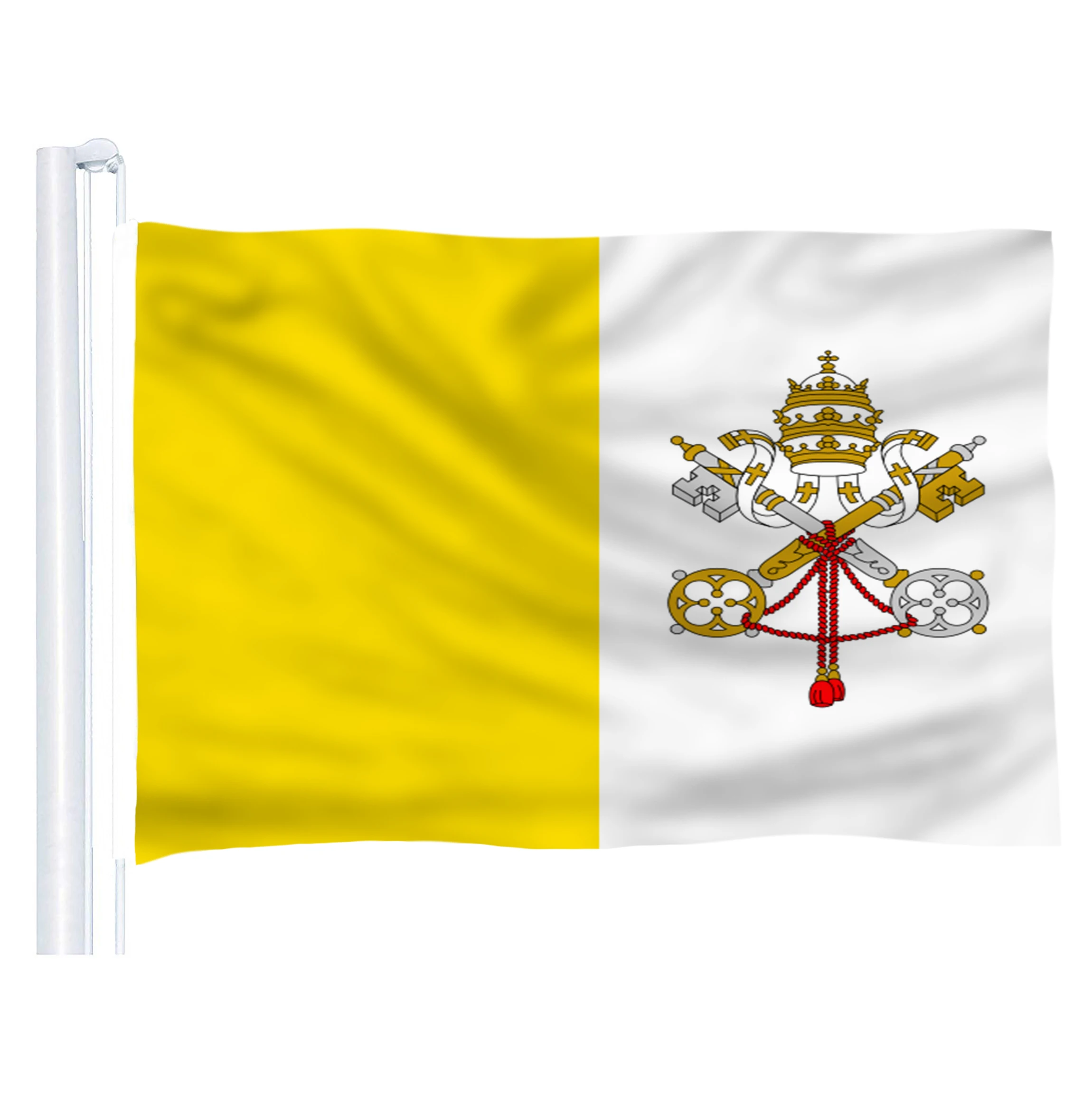 2016 Флаг Ватикана полиэстер флаг 5*3 фута 150*90 см христианский вера высокое