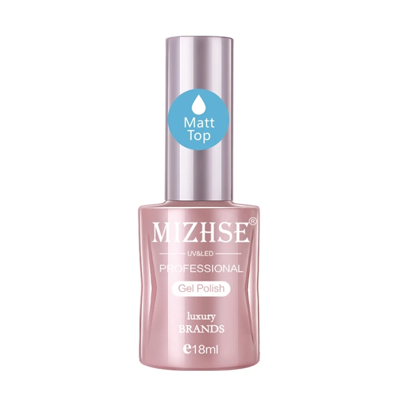 Matte Top MIZHSE 7 мл Гель-лак замачиваемый УФ-лак для ногтей художественный Гель-лак для ногтей для Nials гель УФ-светодиодный цвета базовое верхнее покрытие без протирания Mtte гель-лаки - Цвет: Matte Top