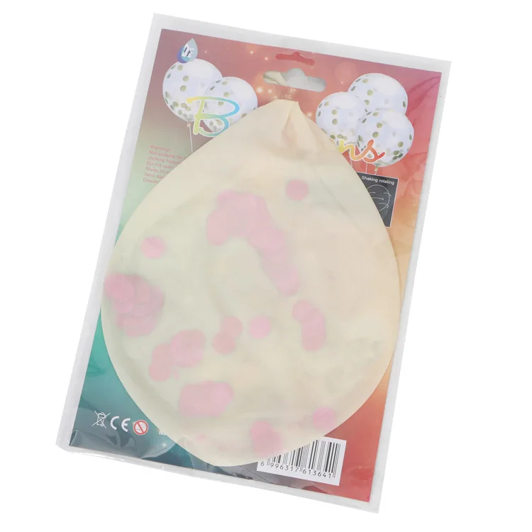 rose red confetti 36 дюймов круглый латексный гигантский воздушный шар "Конфетти" тюль большие плотные воздушные шары воздушный день рождения год Рождественские Свадебные украшения - Цвет: rose red confetti