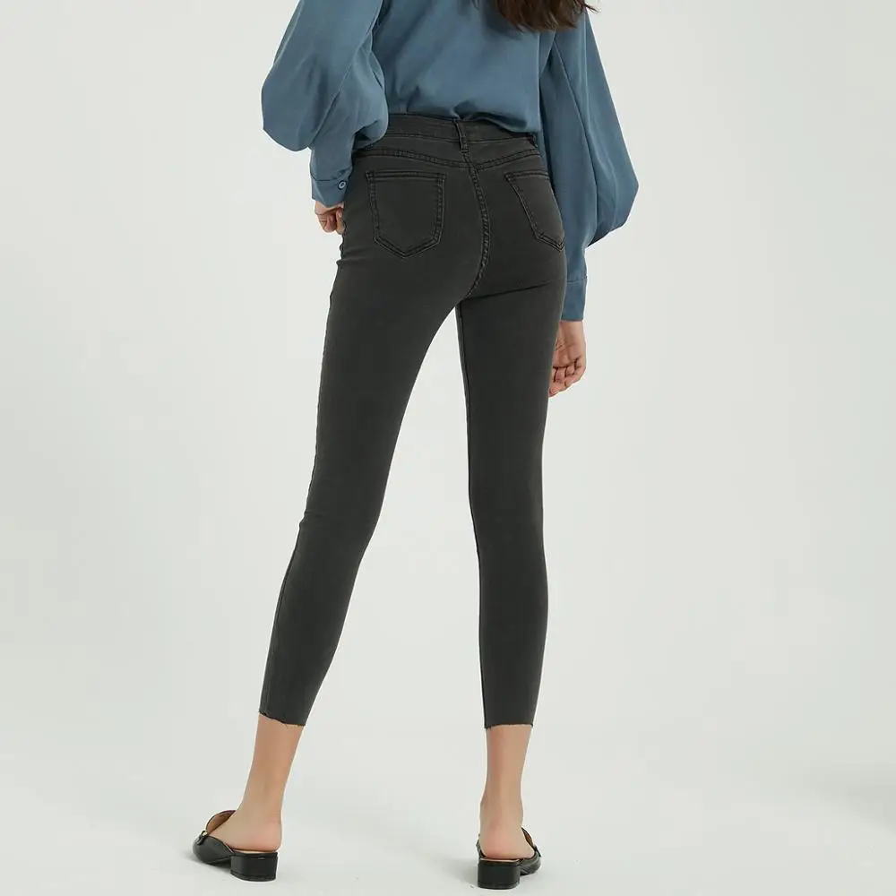 Wixra узкие джинсы-карандаш брюки с высокой талией до щиколотки растягивающиеся