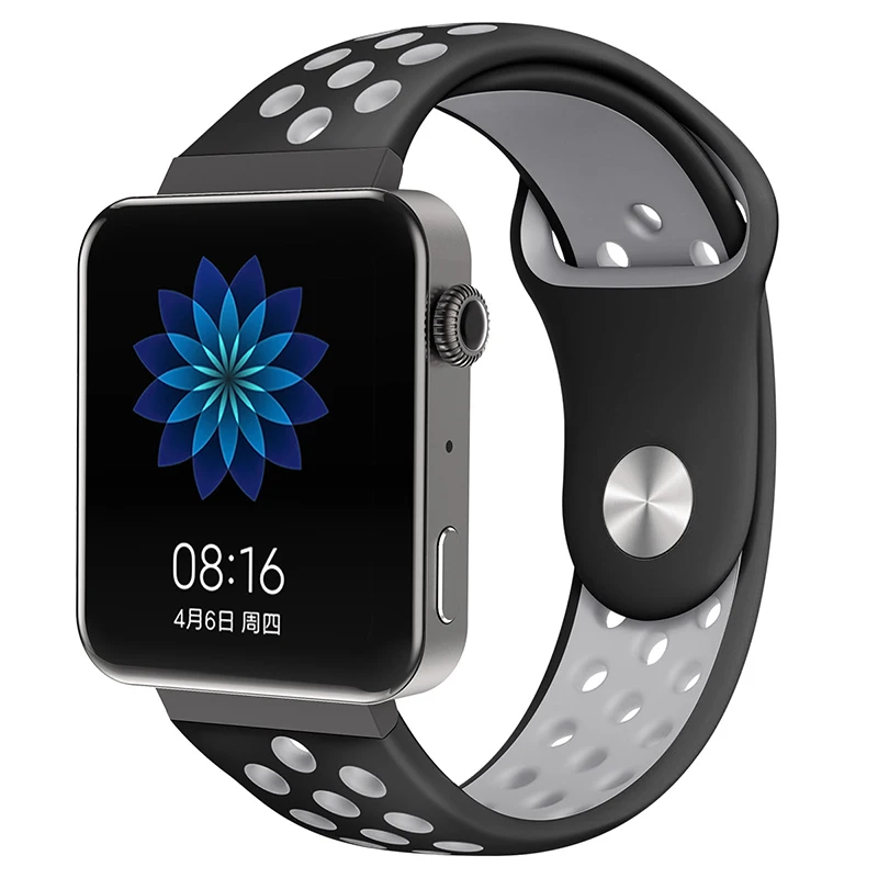 8062 Мягкий силиконовый ремешок для часов для xiaomi smart watch, новинка, сменный ремешок для mi watch, резиновый ремешок для часов, аксессуары - Цвет: 8062