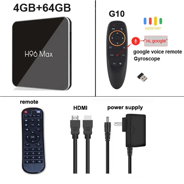 4G 64G G10 H96 Max X2 Smart Android 9,0 ТВ приставка Amlogic S905X2 4 Гб ОЗУ 32 Гб 64 Гб ПЗУ четырехъядерный 2,4 г/5 ГГц Wifi BT H.265 4K H96 MAX - Цвет: 4G 64G G10