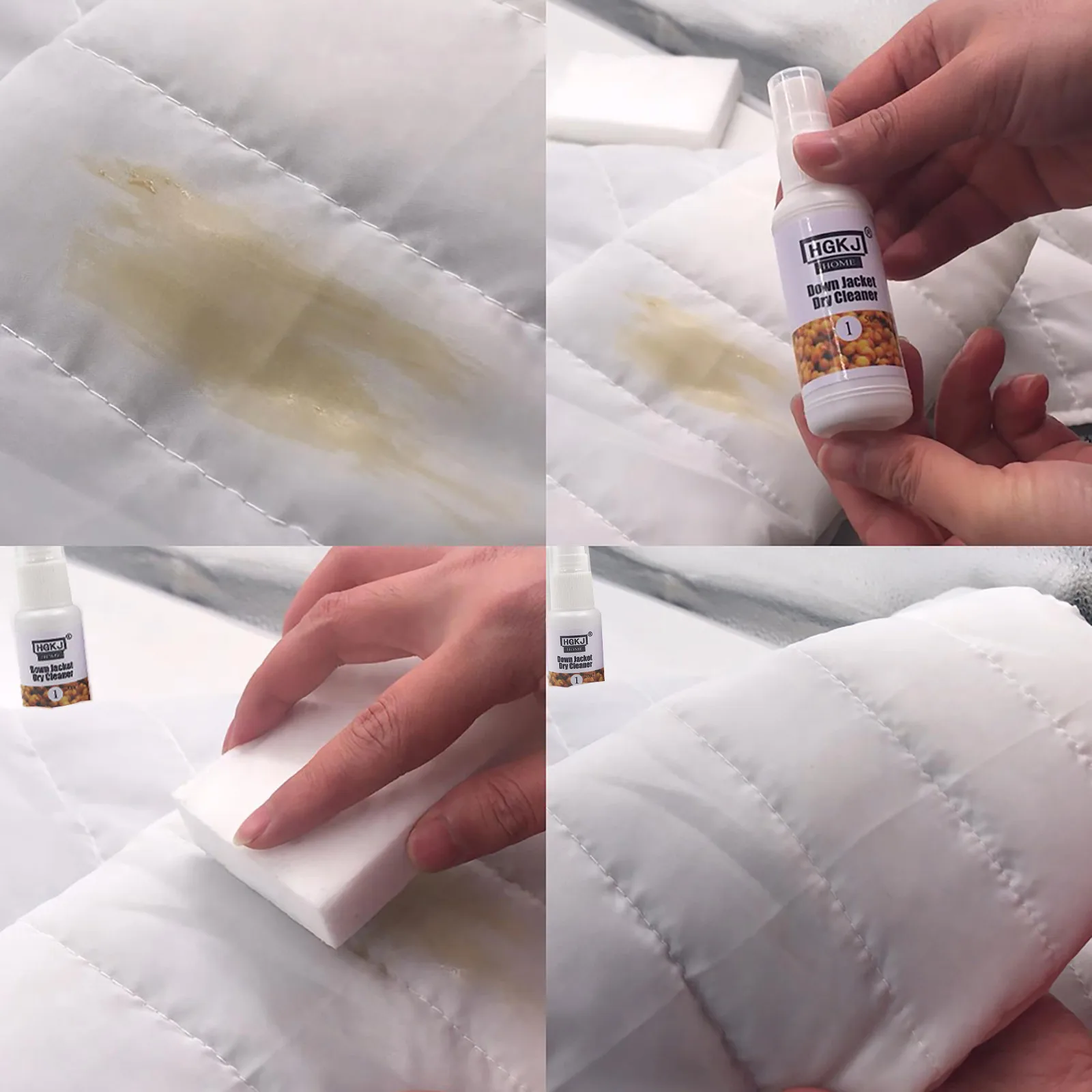 

Down Jacket Cleaning Agent wipes Dry Cleaning Agent No Water Washing 20ml Free Washing To Remove Oil Stains Outdoor accessories