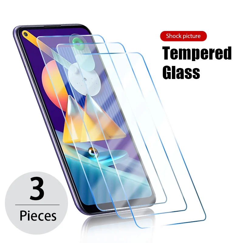 

Защитное стекло, закаленное стекло для Samsung Galaxy M31/M51/M31S Prime/M30S/M30/M40/M21/M21S/M20/M11/M10, 3 шт.