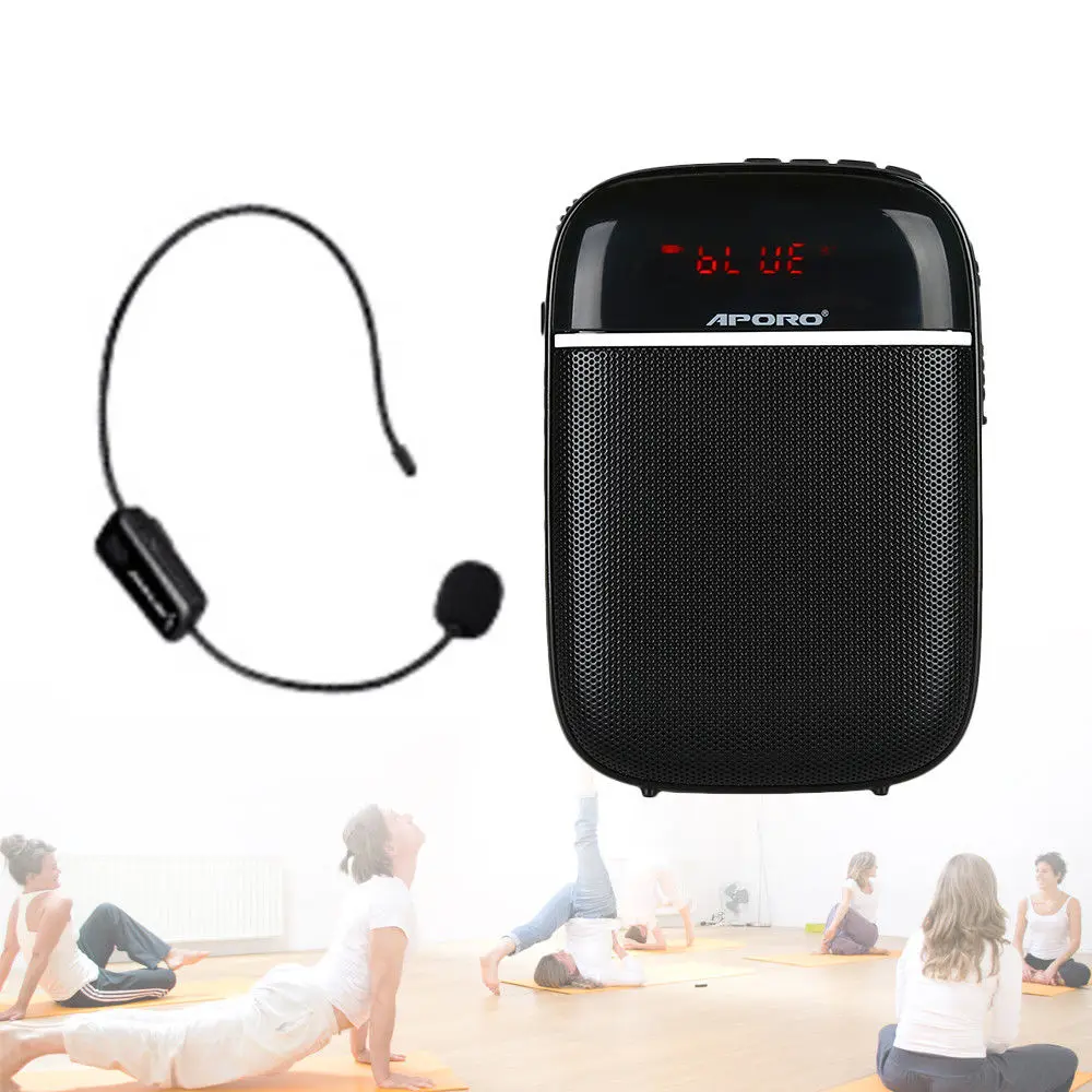 APORO T3 Bluetooth динамик fm радио TF карта музыкальный плеер с UHF беспроводной микрофон