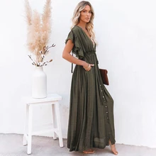 2021 Plus Size Sexy Bikini Cover-ups Long White Tunic Casual Summer Beach Dress Elegant Women Beach Wear Swim Suit Cover Up