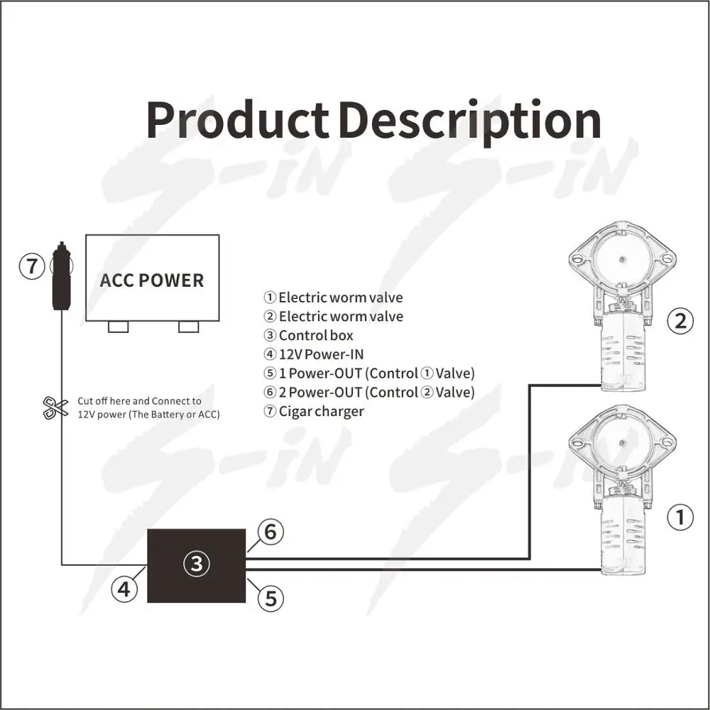 Наборы клапанов для выхлопа наборы электрических с регулируемым звуком 2 0 дюйма 5