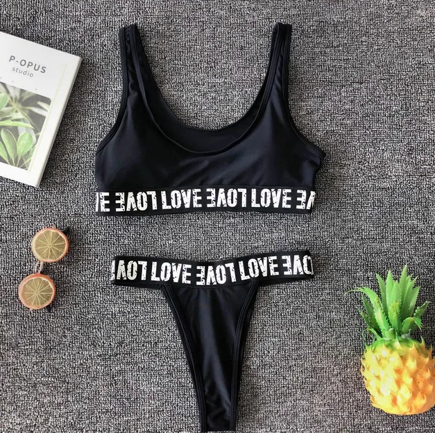 

Women Triangle Sexy Bikini Set Bandage Bandage Push-Up Padded High Waist Lace Up Swimwear Swimsuit Bathing Beachwear Brazilian