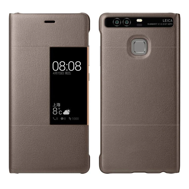 Luxury View Window PU Leather Flip Case For Huawei P9 Plus Cover Ultra Thin Capa Funda | Mobile Phone Cases &amp Covers