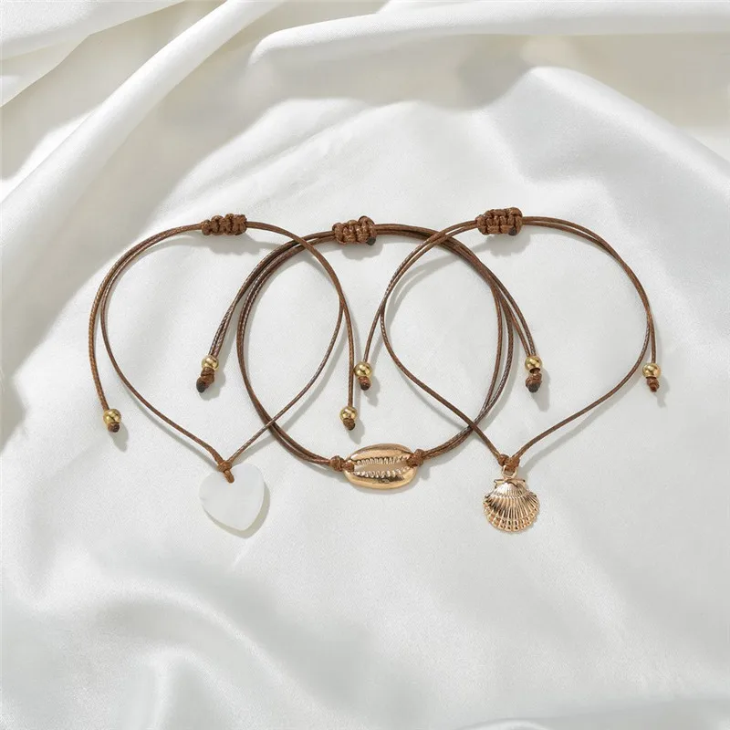 2020 браслет из веревки и цепочки в форме сердца для женщин | Украшения аксессуары