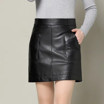 

Top brand New Fashion 2020 Real Sheep Leather Skirt O6 high quality