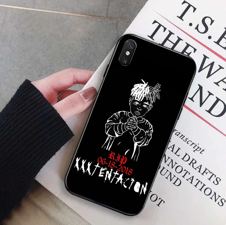Rapper Rap Xxxtentacion Soft silicone Cover Phone Case For iPhone 11 Pro MAX 6 6S Plus 7 7Plus 8 8Plus X XR XS |
