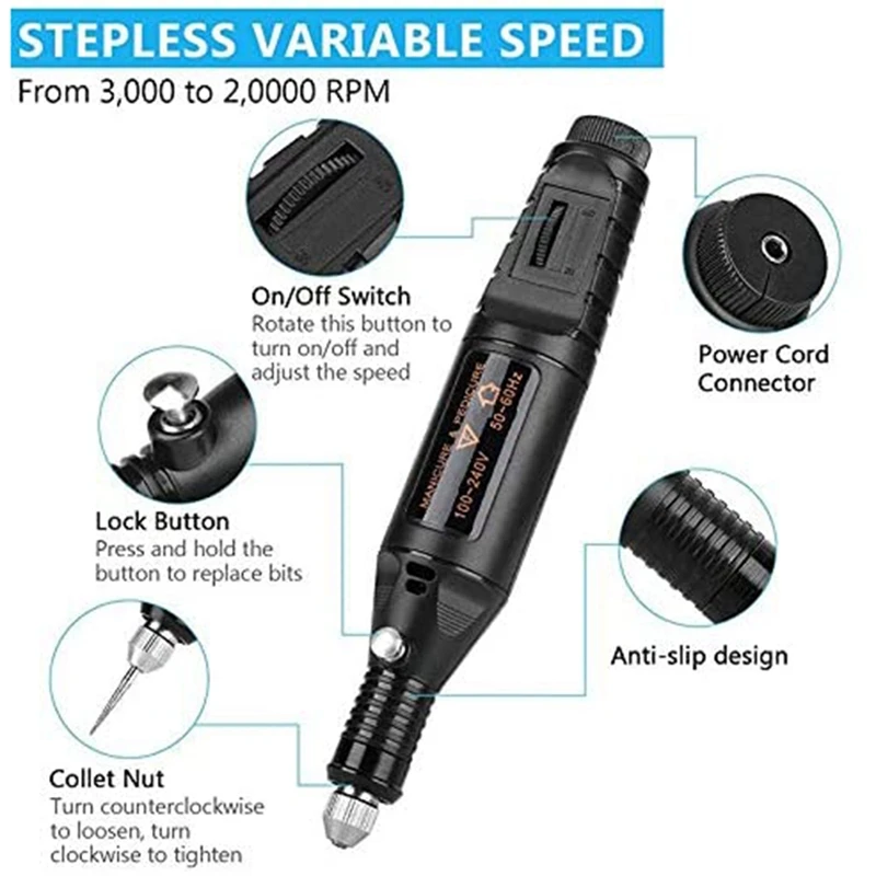 

78 PCs Electric Engraving Tool Kit, Engraver with Scriber Etcher, Adjustable Speed DIY Etching Pen