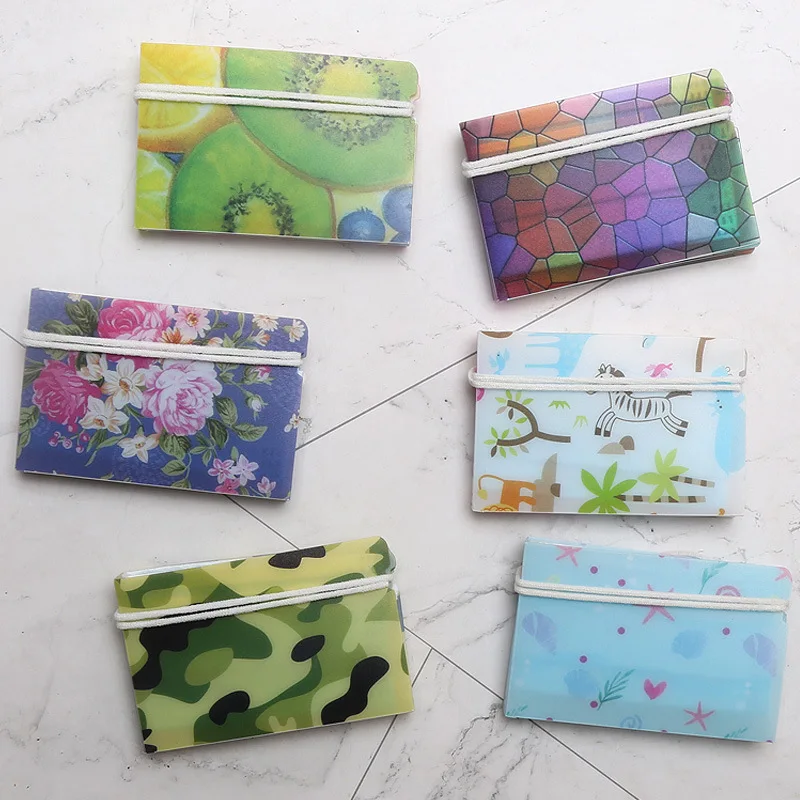 

Flower Printing Plastic Mask Holder Keeper Portable Protective Folding Face Mask Storage Case Free Shipping WB2545