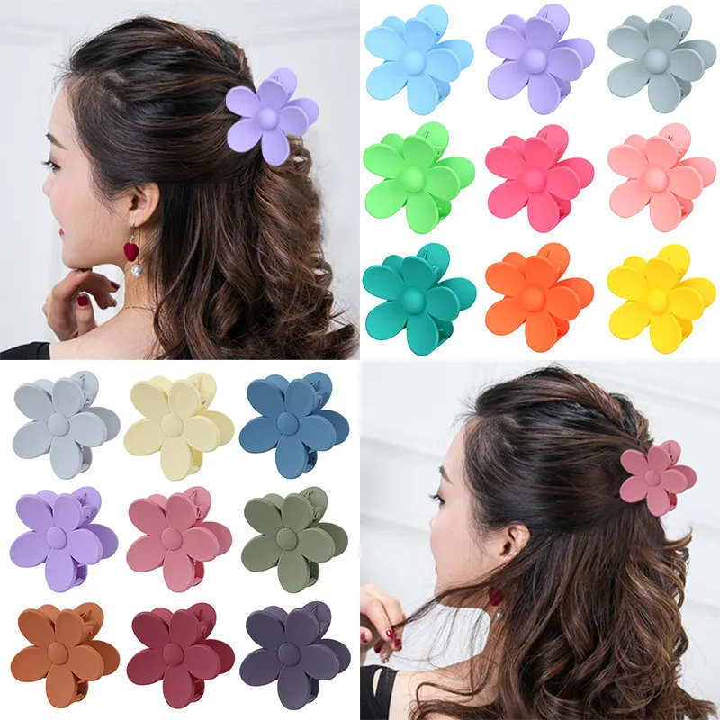 Популярные женские Акриловые Блестящие заколки для волос женщин и девушек