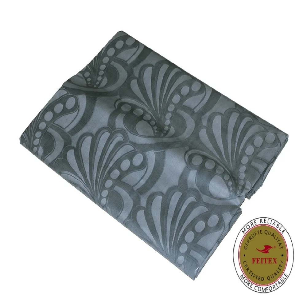 

5 Yards Gray Bazin Riche Brocade Fabric 2020 Mali Ghalila Jacquard Pattern Basin for Men Daily Clothes Cotton Material Fabrics